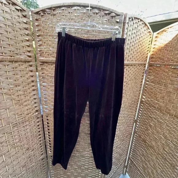Charter Club Velour Pants - Size PM - Picture 1 of 6